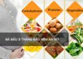 Bà bầu 3 tháng nên ăn gì?