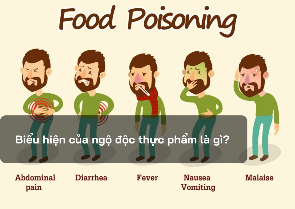 Biểu hiện của ngộ độc thực phẩm là gì?