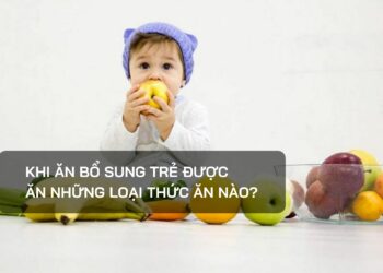 Khi ăn bổ sung trẻ được những loại thức ăn nào?
