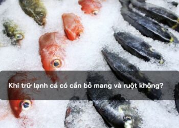 Khi trữ lạnh cá có cần bỏ mang và ruột không?