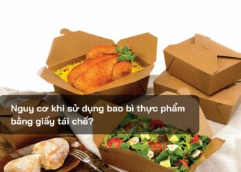 Nguy cơ khi sử dụng bao bì thực phẩm bằng giấy tái chế?