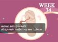 Những điều cần biết về sự phát triển thai nhi tuần 34