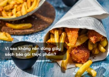 Vì sao không nên dùng giấy sách báo gói thực phẩm?