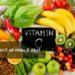 Vitamin C có nhiều ở đâu?