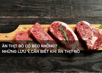 Ăn thịt bò có béo không?