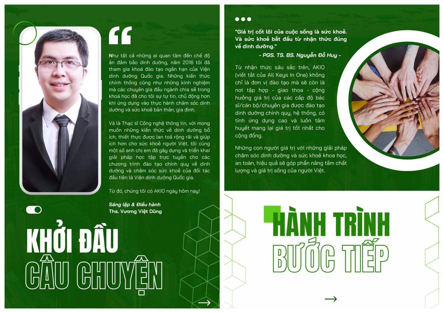 Khởi đầu câu chuyện công ty AKIO